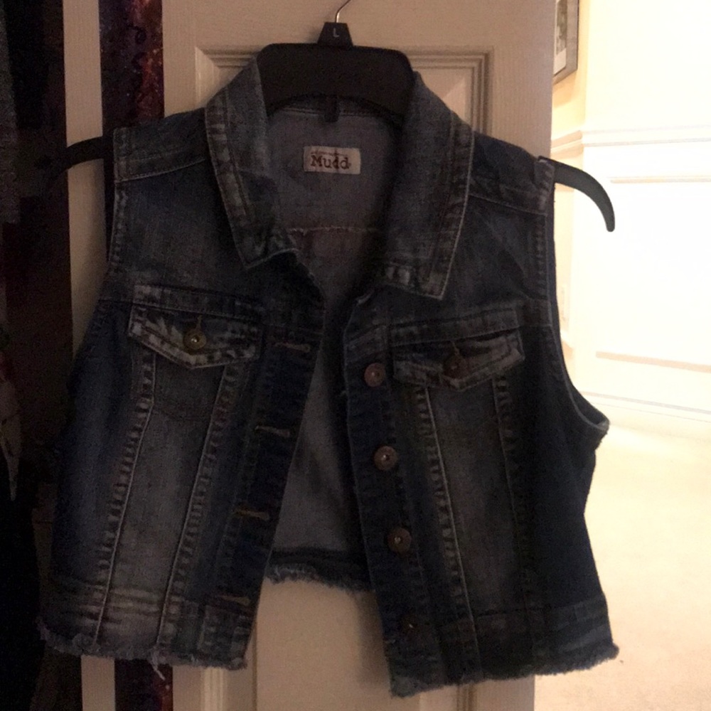 Sleeveless Denim Jacket